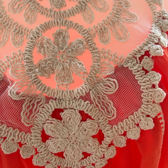 Sequin Hearts Embroidered Dress M jr. FREE SHIP - Picture 6 of 6